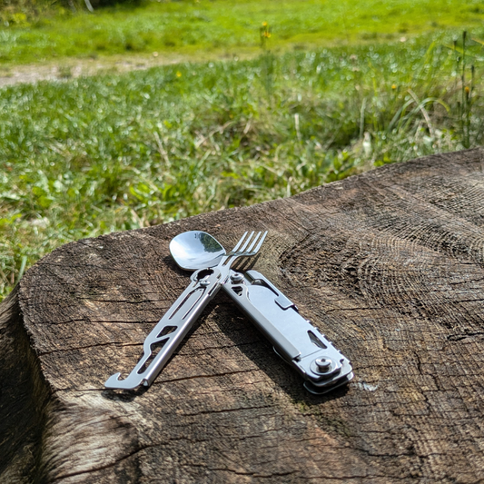 Faltbares Outdoor-Besteck 6-in-1