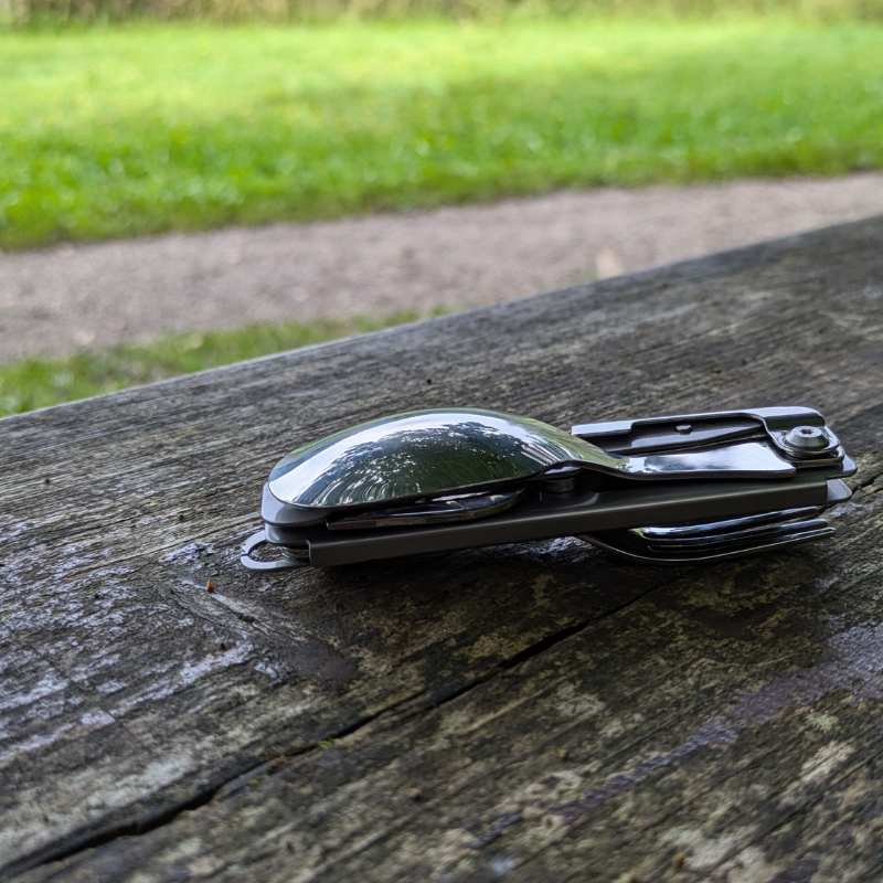 Faltbares Outdoor-Besteck 6-in-1