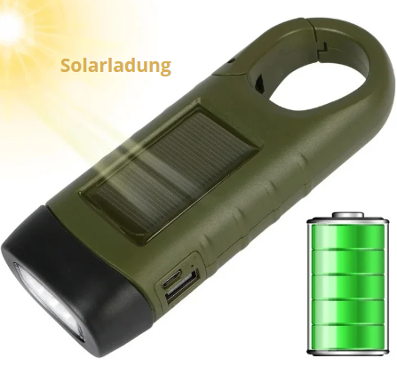 Selbstladende Outdoor-Lampe