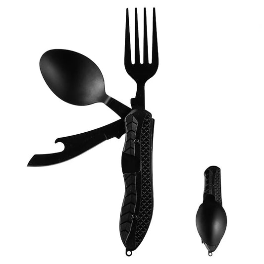 Faltbares Outdoor-Besteck 3-in-1