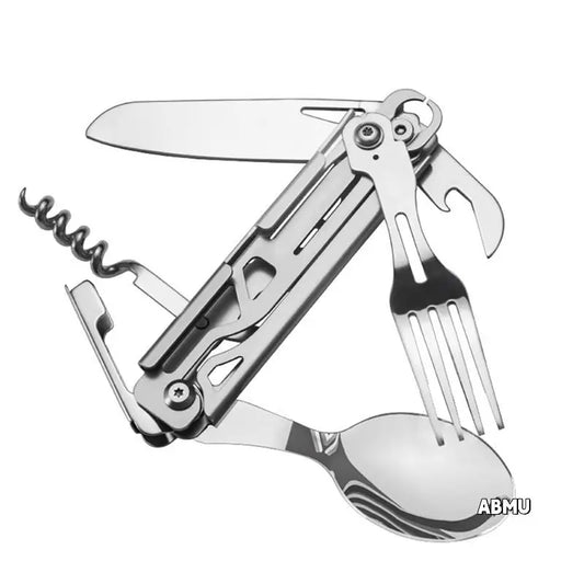 Faltbares Outdoor-Besteck 6-in-1