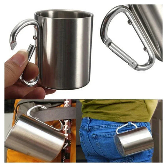 Camping Edelstahl Becher