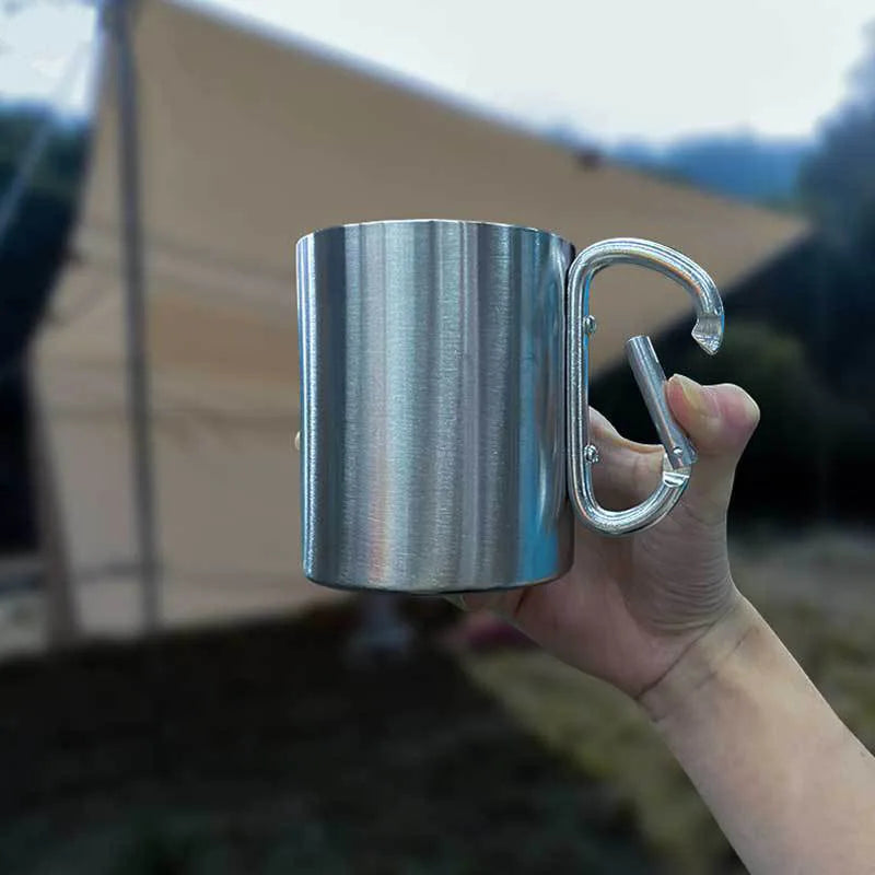 Camping Edelstahl Becher